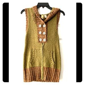 The Buckle sleeveless cardigan - Small